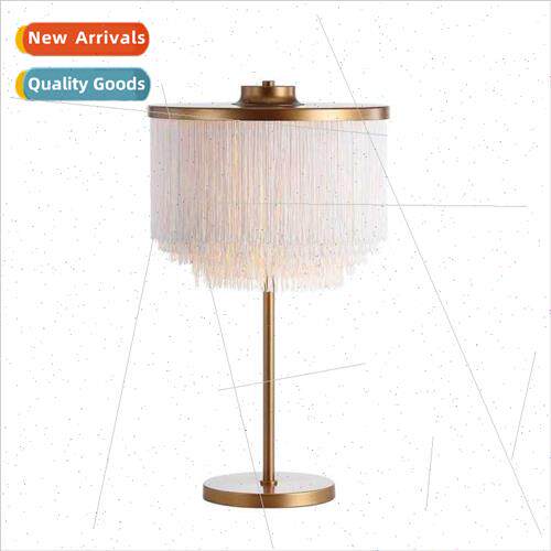 Art postmodern creative tassel living room table lamp bedroo