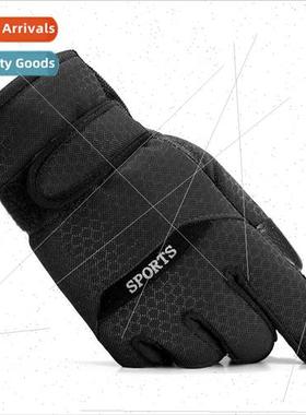 Cotton gloves men winter cycling warm thickened padded windp