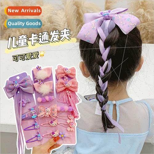 hair clips 2022 new broken hair finishing hairpin baby bow f