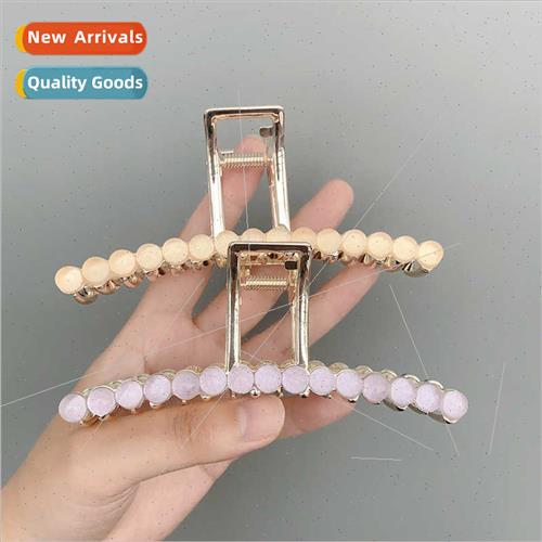 Translucent advanced sense color beads grasp clip large shar