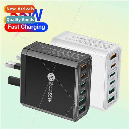 Fast charging phone charger Standard PD55W QC3.0+PD25W 3PD+3