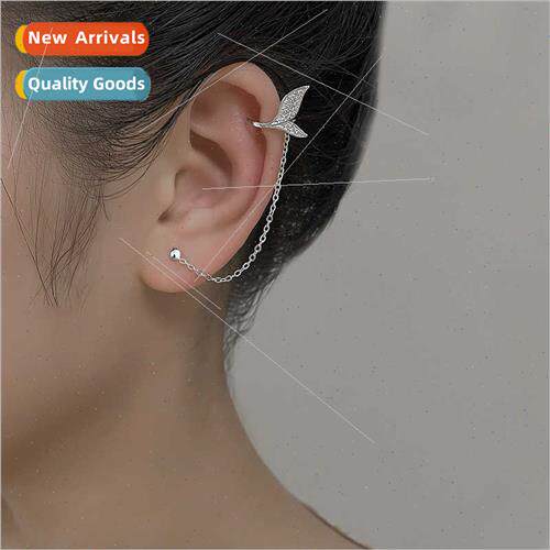 ear bone clip onepcs Korea fashion zirconia mermaid foam ear