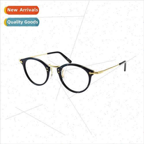 Pure tanium eyeglasses frame wide rim highly myopic men wome