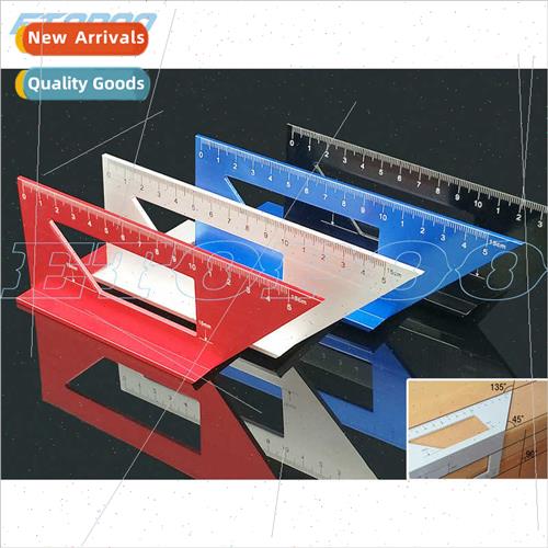 Woodworking T-type scribing gauge multifunctional angle rule