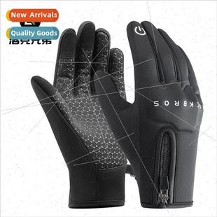 men fleece rider gloves fall riding spring Motorcycle warm