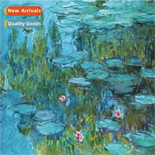 Cross Stch New DIY Lotus Leaf Pond Full Stch mple Handmade T