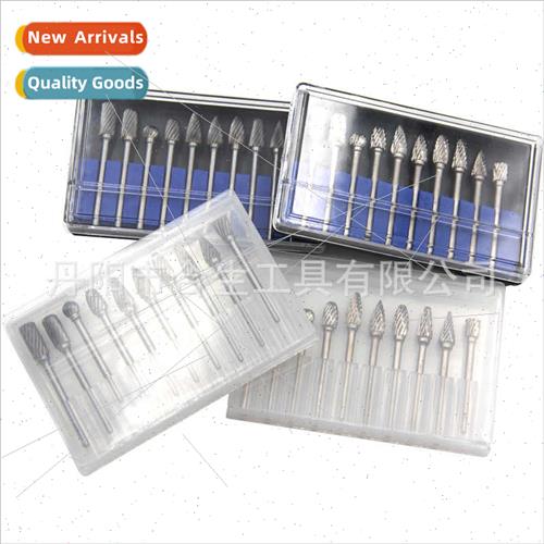 10pc Tungsten Carbide Rotary File 3*6 Double Grain Tungsten