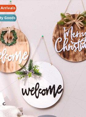 Home garden spring simulation plants wooden crafts decorativ