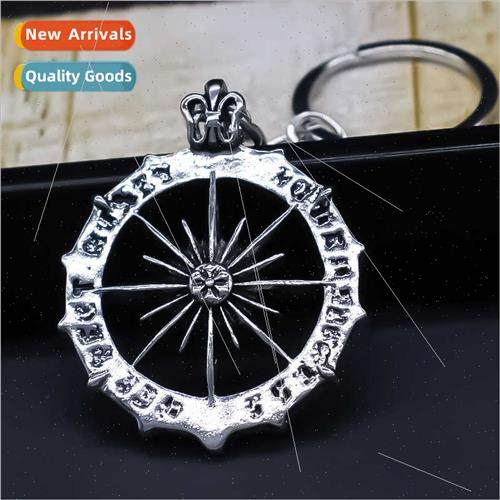 Alloy pendant compact keychain bag charm set men women hundr