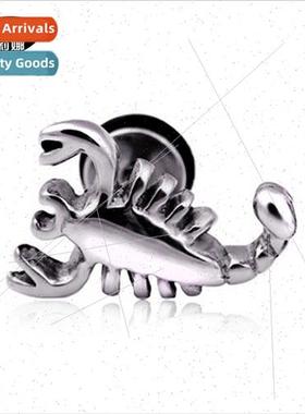 is not easily allergic to tanium steel scorpion earrings per