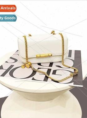 Genuine leather chain niche premium texture simple bag singl