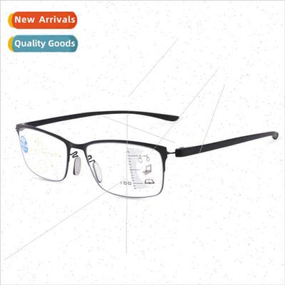 Progressive multifocal metal solderless anti-blue light pres