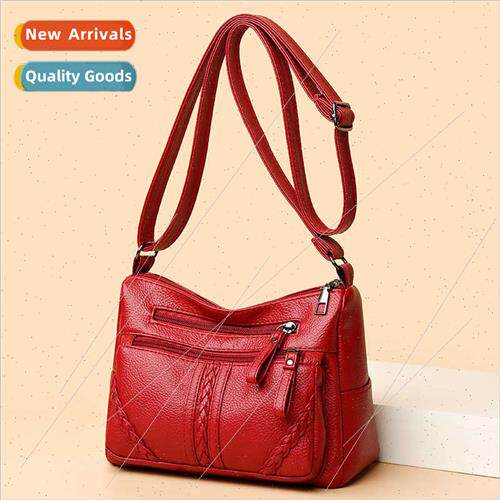 Women Bag PU Soft Leather Texture Crossbody Large Capacy mpl
