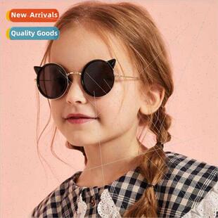 New children sunglasses Europe cat cartoon cat ear sunglasse