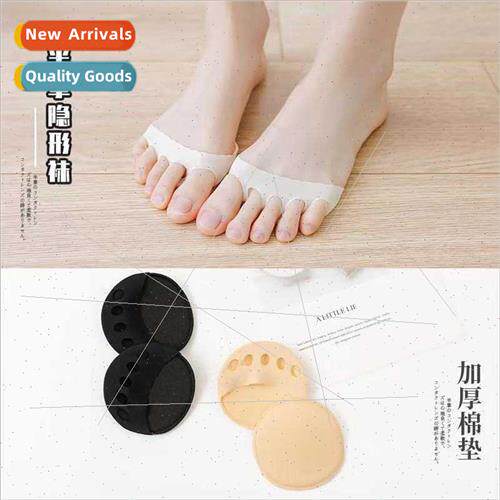 Socks women ice socks half-foot five-finger socks invisible