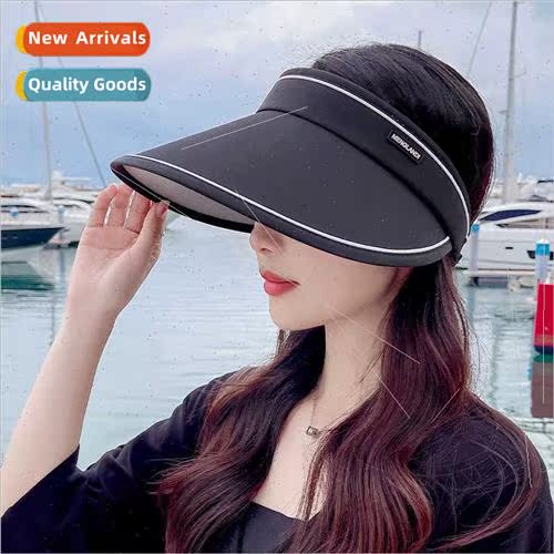 Hat female fashion wide brim sun hat Korean summer new anti-