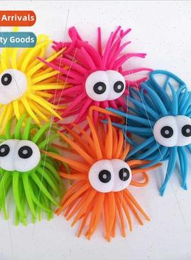Creative colorful convex eye flash sea urchin ball sss relie