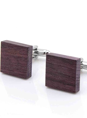 Cufflinks High-grade environmentally friendly log cufflinks