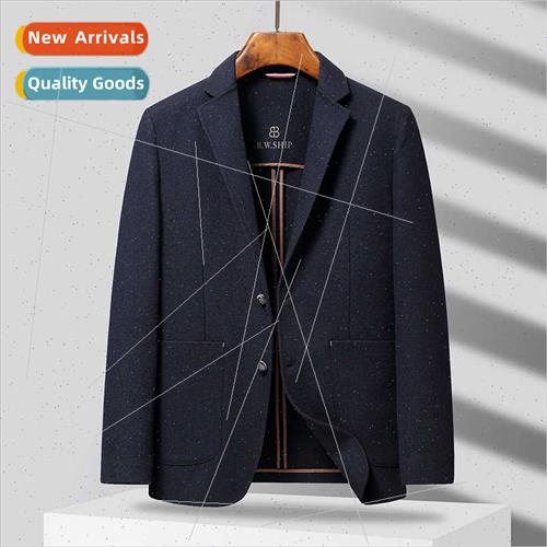 Spring Autumn Woolen Jacket Middle-aged elderly men single s