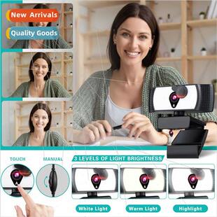 4k beauty auto focus 1080p computer webcam fill light networ