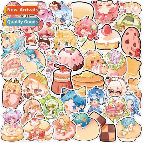 40 dessert girl graffi stickers decorative guar luggage DIY
