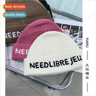 cap fall protection ins cover ear knted warm Japanese winter