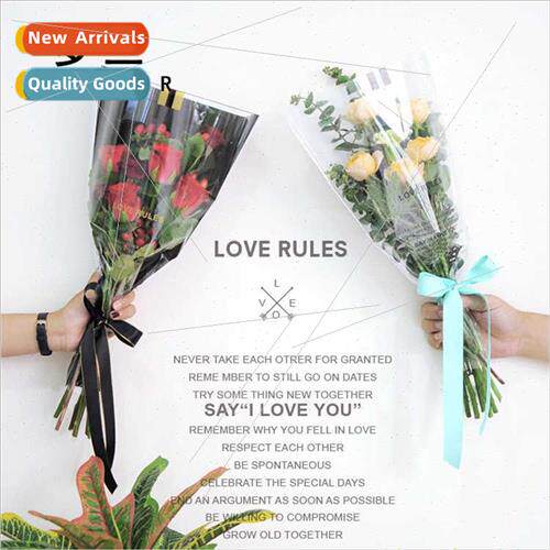 Flower Packaging Bags Love Code Bouquet Bags Multiple Roses