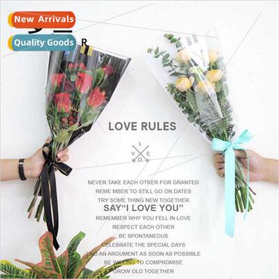 Flower Packaging Bags Love Code Bouquet Bags Multiple Roses
