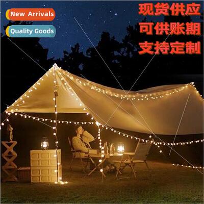 Outdoor Camping Tent Waterproof led Solar Frosted Orb String