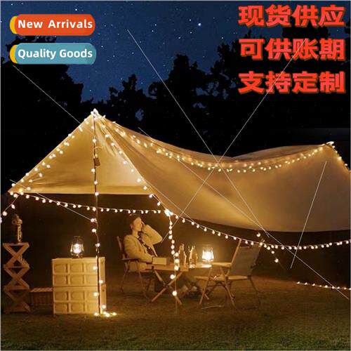 Outdoor Camping Tent Waterproof led Solar Frosted Orb String