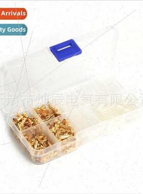 240pcs Boxed Insert Spring Terminal Insert Plug 3.9mm Male F