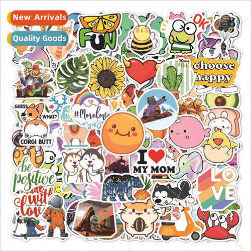 Holographic stickers 100 children cartoon laser flash decora
