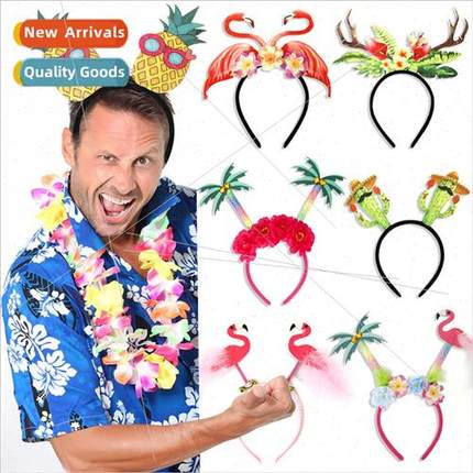 New ins summer theme flamingo headbdecoration coconut e beac