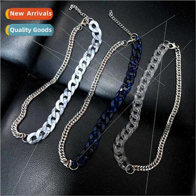 Stainless Steel Jewelry Men Cool Accessories Yakelat Splicin
