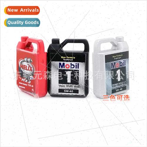 1/10 mulation Crawler Decorative Parts Metal Oil Bottle Meta