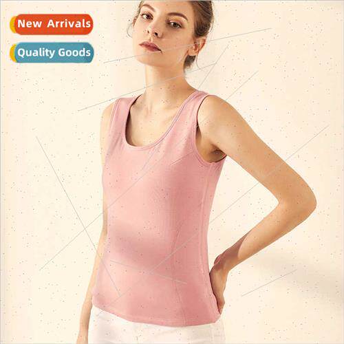 2024 new fall double-layer padded plus warm undershirt femal