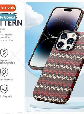 适用 iPhone 14ProMax water sticker textile pattern phone cas