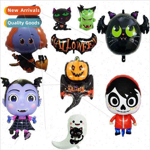 Halloween Balloons Halloween Party Scene Pumpkin Monster Hea