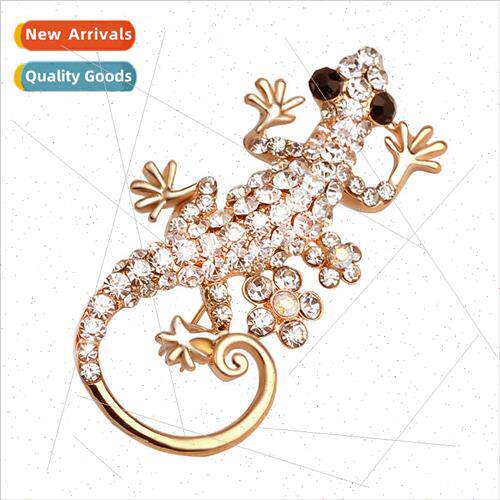 Korea brooch gecko corsage Ms. alloy diamond brooch pin pin