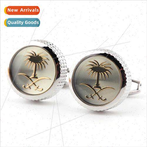 mple round gold cufflinks French shirt men women cufflinks c