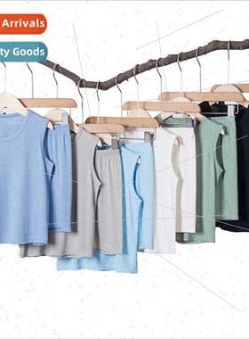 2023 new boys undershirt set human cotton undershirt comtabl