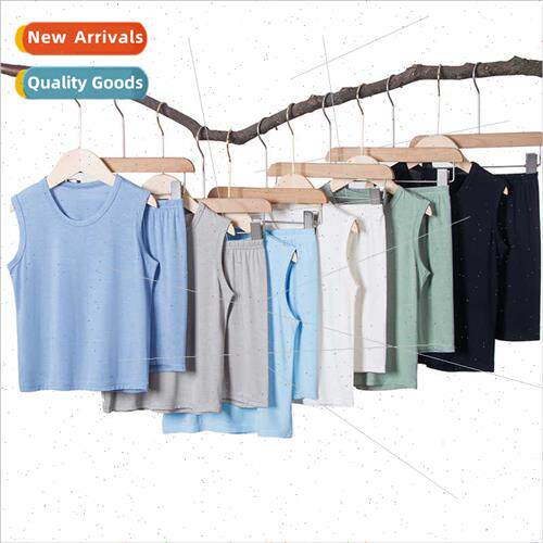 2023 new boys undershirt set human cotton undershirt comtabl