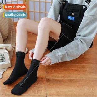 Autumn winter soft imation nylon snow socks bare socks warm