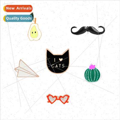 jewelry new fashion brooch kten paper airplane watermelon gl