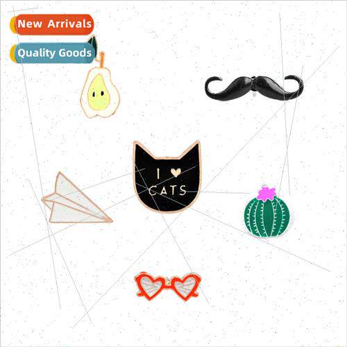 jewelry new fashion brooch kten paper airplane watermelon gl
