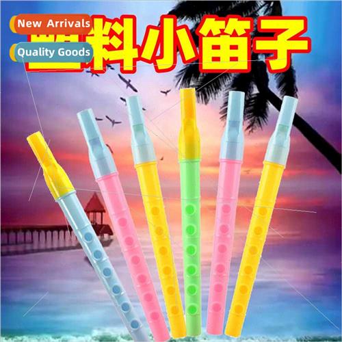 Children fresh colorful 6 holes mini harp flute plastic smal