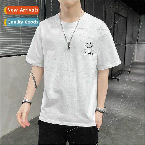 Men short-sleeved t-shirt nd 2022 summer new loose half-slee