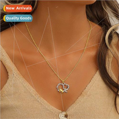 Europe new elephant baby elephant patchwork pendant simple l