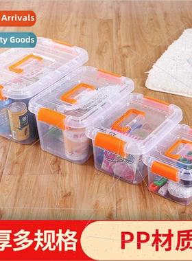 Household mple Portable Transparent Storage Boxes Plastic St