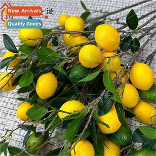 Branch Home Decor mulation Artificial Fru Foam Lem Lemon